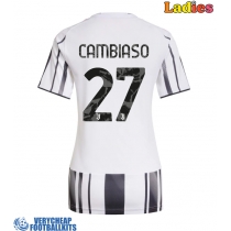 Juventus Andrea Cambiaso #27 Replica Home Shirt Ladies 2025-26 Short Sleeve